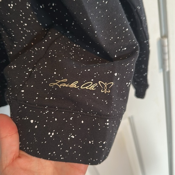 NWT Laila Ali Black Sweatshirt size 1x - Picture 2 of 3